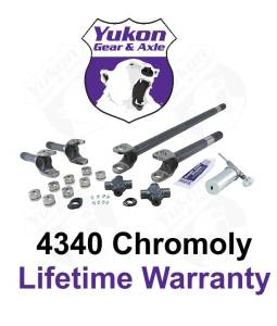 Yukon front 4340 Chrome-Moly replacement axle kit for '82-'86 Dana 30 Jeep CJ (YA W24116)