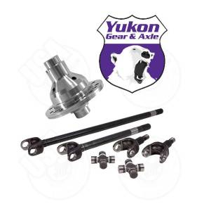 Yukon Chromoly Front Axle & Grizzly Locker Kit, Dana 30, 1310 U-Joints - YA W24160-YGL