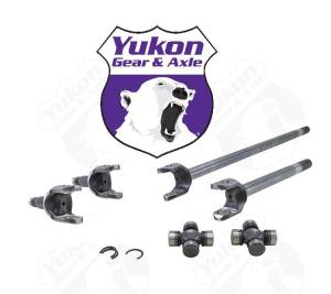 Yukon 4340 Chrome-Moly replacement axle kit for '07-'13 Dana 30 front, Non-Rubicon JK (YA W24164)