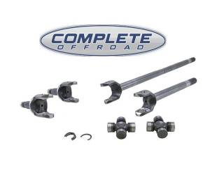 Yukon 4340 Chromoly axle kit for Jeep JK non-Rubicon Dana 30 front, w/1350 (7166) joints (W24170)