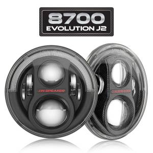 JW Speaker - JW Speaker Model 8700 Evolution J2 Series Series LED Headlight (0554543) - Image 1