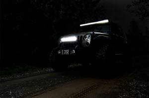 Rough Country - 20-inch Cree LED Light Bar - (Dual Row | Chrome Series w/ Cool White DRL) 70920D - Image 2