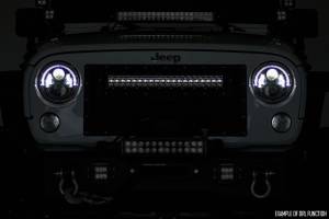 Rough Country - 20-inch Cree LED Light Bar - (Dual Row | Chrome Series w/ Cool White DRL) 70920D - Image 3