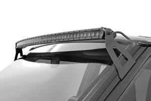 Rough Country - 50-inch Chrome Series Single Row Curved CREE LED Light Bar (72750) - Image 3