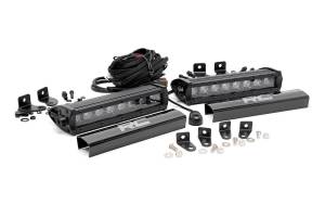 Rough Country - Dual 8-inch Black Series CREE LED Grille Lights Kit (2017 F250 Lariat) 70697 - Image 1