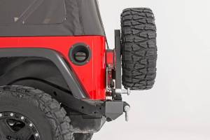 Rough Country - Rough Country Jeep Classic Full Width Rear Bumper w/Tire Carrier (87-06 Wrangler YJ/TJ) 10592A - Image 3