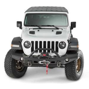 WARN  - Warn Elite Full Width Front Bumper with Tube - 101337 - Image 1