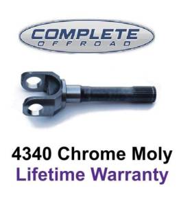 4340 Chrome-Moly replacement outer stub for Dana 30 and 44 (CJ and Scout), uses 5-760X u/joint (YA W38248)