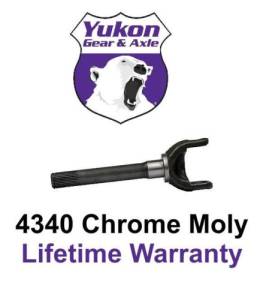 Yukon Chromoly Outer Front Axle for Dana 44 Diff, 19 Spline, 9.92” Long - YA W38819