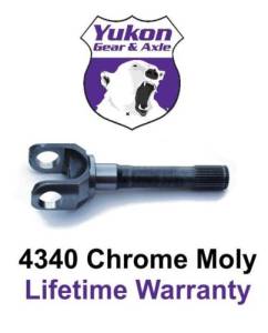 Yukon 4340 Chrome-Moly replacement outer stub for Dana 30 and 44 (CJ and Scout), uses 5-760X u/joint (YA W38248)