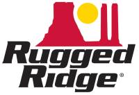 Rugged Ridge - Rugged Ridge All Terrain Floor Liner Front Pair Black Jeep Logo | 84-01 Cherokee - DMC-12920.25