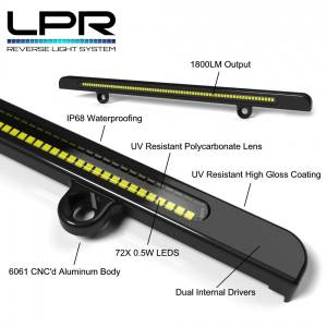 LPR - LPR LED BACK-UP REVERSE LIGHT SYSTEM 5500K WHITE (LPR_72_W) - Image 3