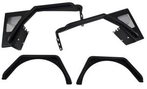 Fishbone Offroad - Fishbone Front and Rear Tube Fender Set for Jeep TJ (FB23029) - Image 5