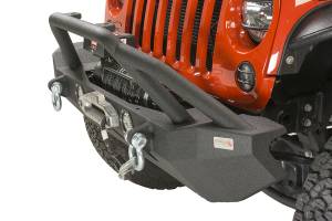 Fishbone Offroad - FISHBONE JK Front Bumper with LED's, Steel, Textured Black Powder Coat, Fits JK 07-16 (FB22003) - Image 2