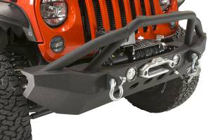 Fishbone Offroad - FISHBONE JK Front Bumper with LED's, Steel, Textured Black Powder Coat, Fits JK 07-16 (FB22003) - Image 3