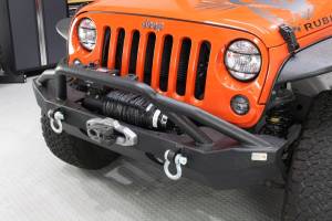 Fishbone Offroad - FISHBONE JK Front Bumper, Steel, Textured Black Powder Coat, Fits JK 07-17 (FB22068) - Image 2