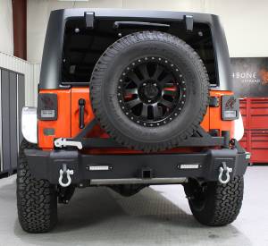 Fishbone Offroad - FISHBONE JK Rear Bumper and Tire Carrier (FB22050) - Image 1