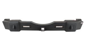 Fishbone Offroad - FISHBONE JK Rear Bumper with D-Ring and LED lights, steel, textured black powder coat, fits JK 07-17 (FB22032) - Image 4