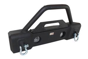 Fishbone Offroad - FISHBONE JK Stubby Front Bumper, Uses Factory Fog Lights, Steel, Textured Black Powder Coat, Fits JK 07-18 (FB22001) - Image 4