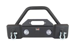 Fishbone Offroad - FISHBONE JK Stubby Front Bumper, Uses Factory Fog Lights, Steel, Textured Black Powder Coat, Fits JK 07-18 (FB22001) - Image 5