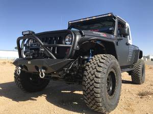 Fishbone Offroad - FISHBONE Manowar JK Front Bumper with Grille Guard (FB22062) - Image 3