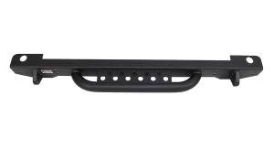 Fishbone Offroad - FISHBONE TJ Piranha Rear Bumper with Step, Black Textured Powder Coated, Steel, Fits 97-06 TJ (FB22072) - Image 4