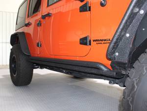 FISHBONE JK Rubicon Rock Slider with 2 Tubes - Fits JK 07-17, 4 Door (FB23011)