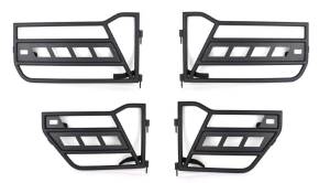 Fishbone Offroad - Fishbone Jeep Wrangler JK Steel Half Tube Doors - Fits 07-17 JK, 4-Door (FB24022) - Image 4