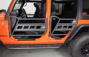 Fishbone Offroad - Fishbone Jeep Wrangler JK Steel Half Tube Doors - Fits 07-17 JK, 4-Door (FB24022) - Image 3