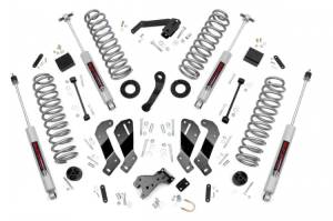 Rough Country - Rough Country 3.5IN JEEP SUSPENSION LIFT KIT with N# SHOCKS and CONTROL ARM DROP (07-18 WRANGLER JK UNLIMITED) (69430) - Image 2