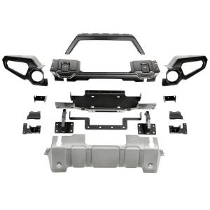 Rugged Ridge Venator Front Bumper W/Overrider &amp | Winch Tray 18-20 JL 20-21 Gladiator JT - 11549.41