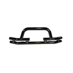 Rugged Ridge Double Tube Bumper Front 3 Inch Winch Ready | 76-06 CJ/Wrangler - 11560.03