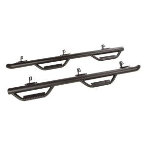 Rugged Ridge Spartan Nerf Bar Kit Textured Black | 07-18 Jeep Wrangler JKU 4 Door - 11596.02