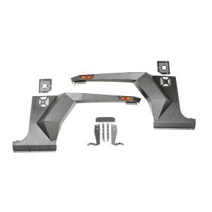 Rugged Ridge XHD Armor Fender Kit Front Pair | 07-18 Jeep Wrangler JK/JKU - 11615.01