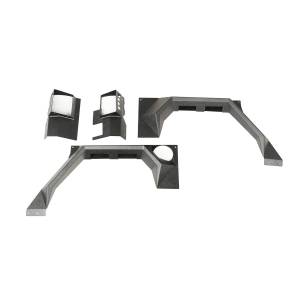 Rugged Ridge XHD Armor Fender Kit Rear Pair | 07-18 Jeep JKU 4 Door - 11615.02