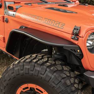 Rugged Ridge - Rugged Ridge HD Steel Tube Fenders Full Set Black | 18-21 Jeep Wrangler JL - 11615.73 - Image 2