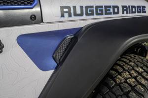 Rugged Ridge - Rugged Ridge Max Terrain Fender Flare Set Front and Rear | 18-21 Jeep Wrangler JL - 11640.51 - Image 5