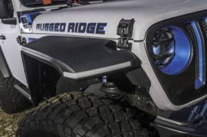 Rugged Ridge - Rugged Ridge Max Terrain Fender Flare Set Front and Rear | 18-21 Jeep Wrangler JL - 11640.51 - Image 6