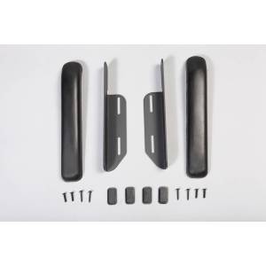 Rugged Ridge Door Armrest Kit Full Doors Black | 97-06 Jeep Wrangler TJ - 11830.02