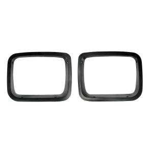 Rugged Ridge Headlight Bezel Kit Black | 87-95 Jeep Wrangler YJ - 12419.24