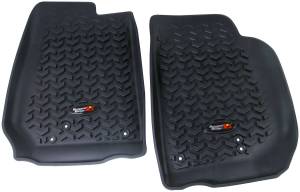 Rugged Ridge All Terrain Floor Liner Front Pair Black | 07-18 Jeep Wrangler JK - 12920.03