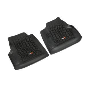 Rugged Ridge All Terrain Floor Liner Front Pair Black | 97-06 Wrangler TJ - 12920.11