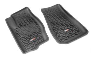 Rugged Ridge All Terrain Floor Liner Front Pair Black | 05-10 Jeep WK/XK - 12920.28