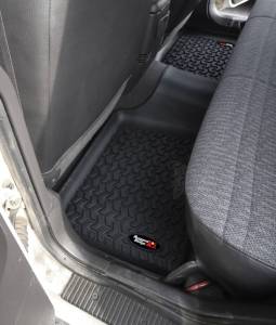 Rugged Ridge All Terrain Floor Liner Rear Black | 84-01 Jeep Cherokee XJ - 12950.19