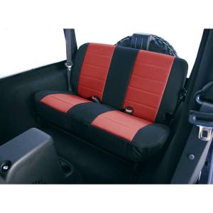 Rugged Ridge Neoprene seat cover Rugged Ridge rear red 97-02 Wrangler - 13261.53