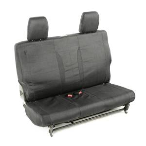 Rugged Ridge Elite Ballistic Seat Cover Rear Black | 11-18 Wrangler JK 2 Door - 13266.03