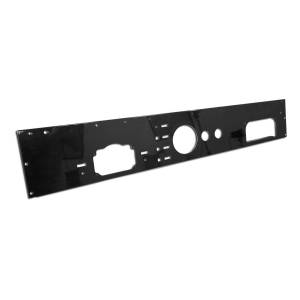 Rugged Ridge Dash Panel Pre-Cut Holes Black | 76-86 Jeep CJ - 13320.11