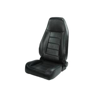 Rugged Ridge Seat High-Back Front Reclinable Black | 76-02 CJ/Wrangler YJ/TJ - 13402.01