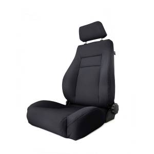 Rugged Ridge Ultra Seat Front Reclinable Black Denim | 97-06 Jeep Wrangler TJ - 13414.15