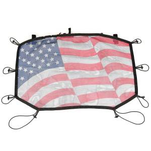 Rugged Ridge Eclipse Sun Shade Front American Flag | 07-18 Jeep Wrangler JK - 13579.14